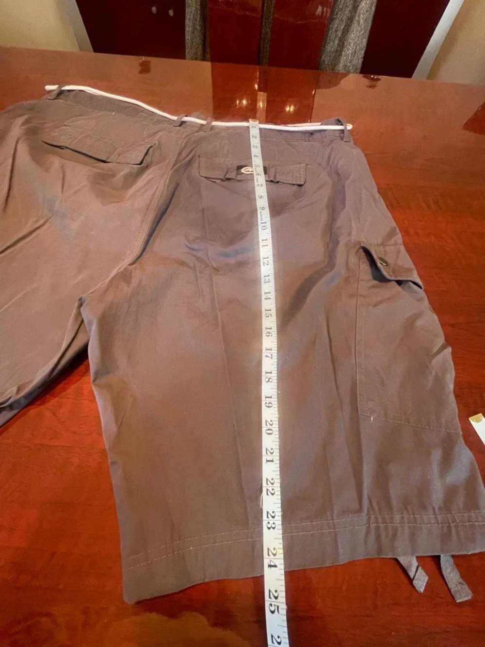 Ecko Unltd Cargo Shorts Grey Mens Size 44 Baggy Y2K Streetwear Gorpcore Utility